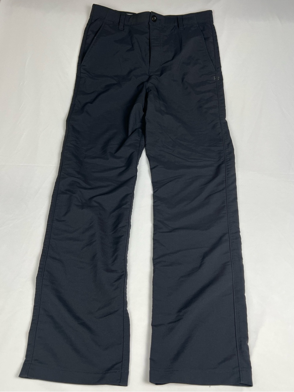 Under Armour Boys Sz 20 Black Dress Pants Slacks EUC